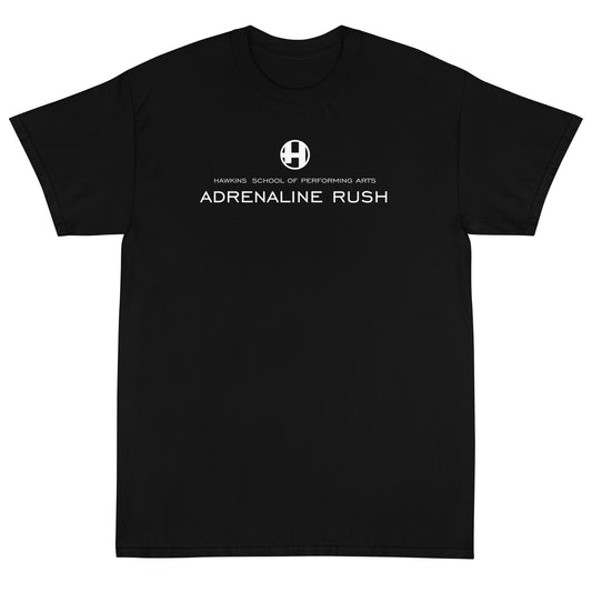 ADRENALINE RUSH (basic black) adult tee